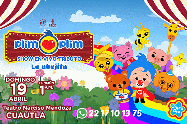 img_Plim Plim . Show en Vivo Tributo en Cuautla